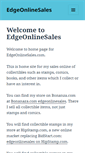 Mobile Screenshot of edgeonlinesales.com